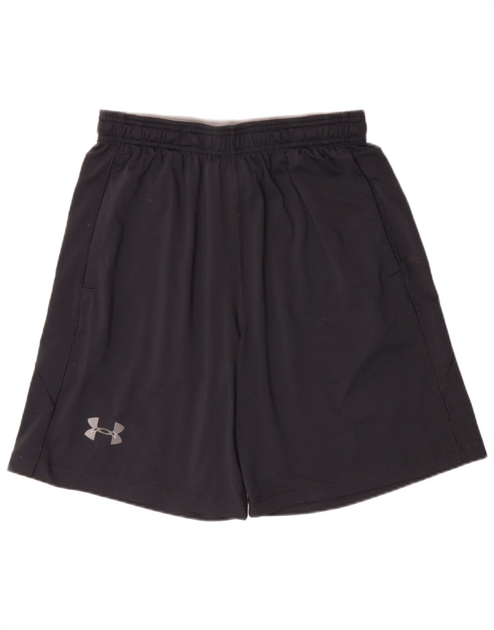 UNDER ARMOUR Herren-Sportshorts, Größe S, Schwarz, Polyester, Sport
