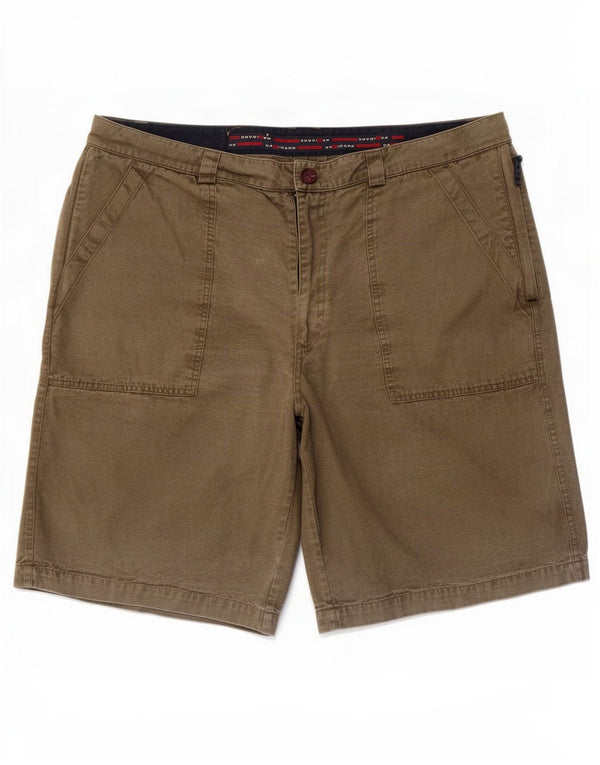 Navigare Herren Chinoshorts IT 56 3XL W38 Khaki Baumwolle