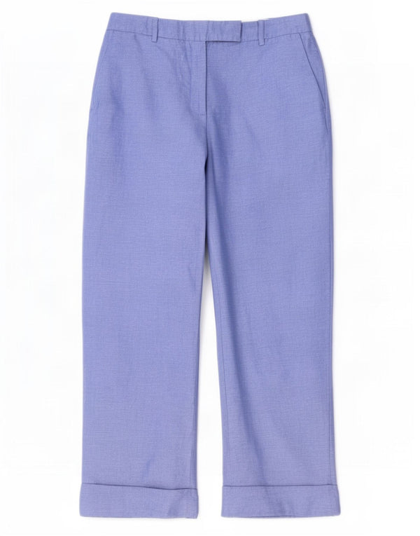 Marks & Spencer Damen gerade Anzughose UK 12 Medium W32 L27 Blau