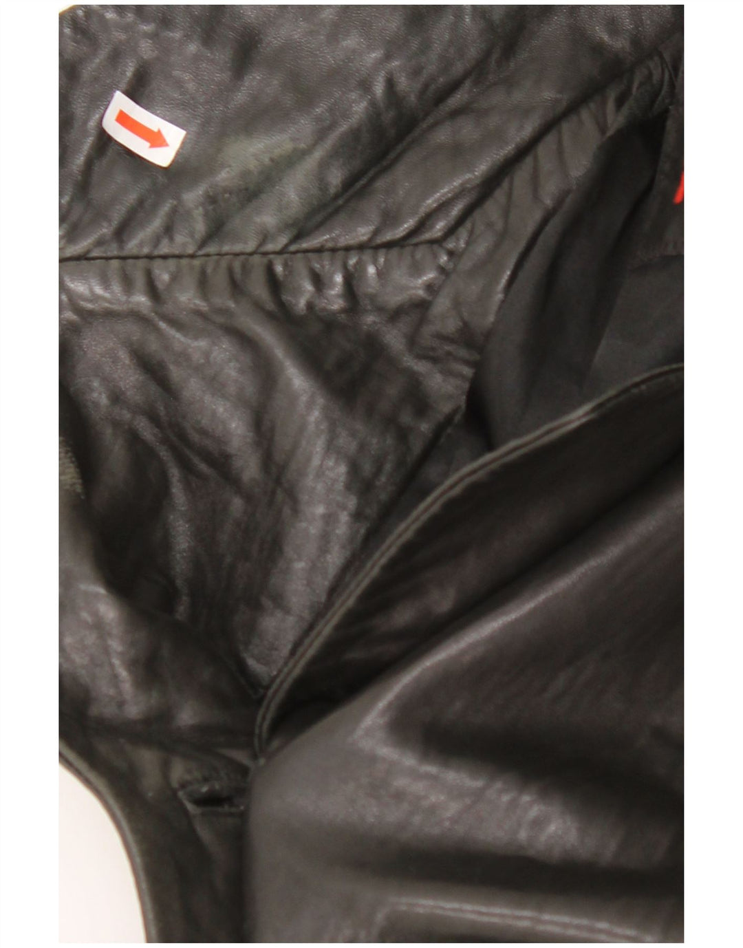 MAURITIUS Damen-Blazerjacke aus Leder mit 3 Knöpfen, UK 18, XL, schwarzes Leder