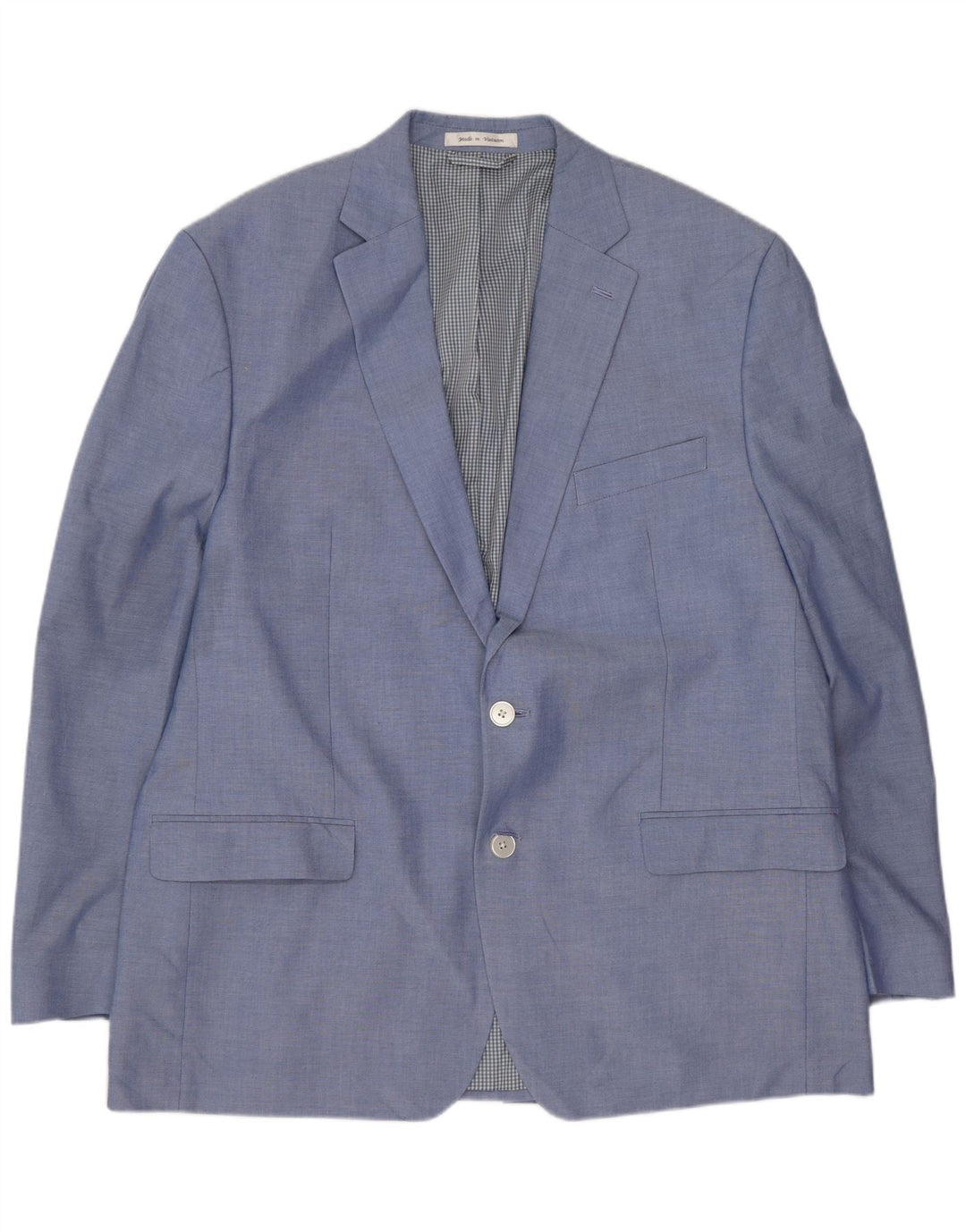 CHAPS Herren-Blazer mit 2 Knöpfen, UK 44, 2XL, blaue Baumwolle