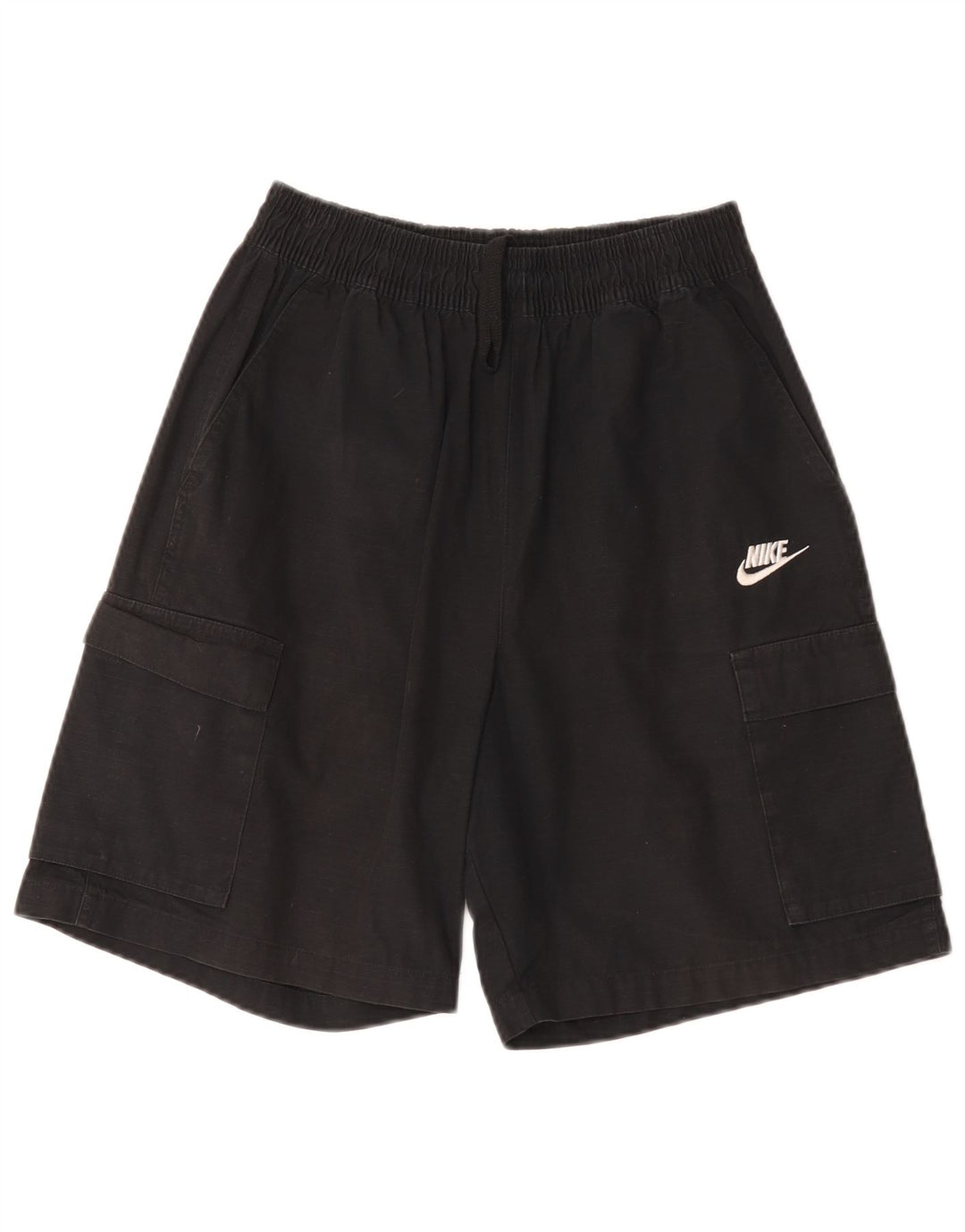 Nike Herren Cargo-Shorts, Größe S, W27, Schwarz, Baumwolle