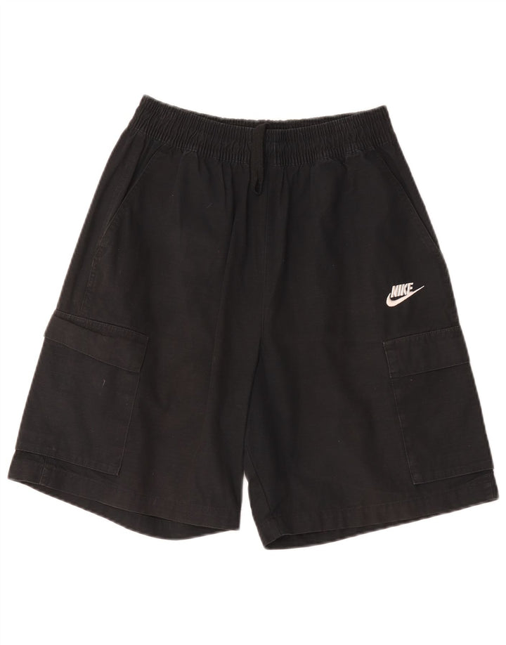 Nike Herren Cargo-Shorts, Größe S, W27, Schwarz, Baumwolle