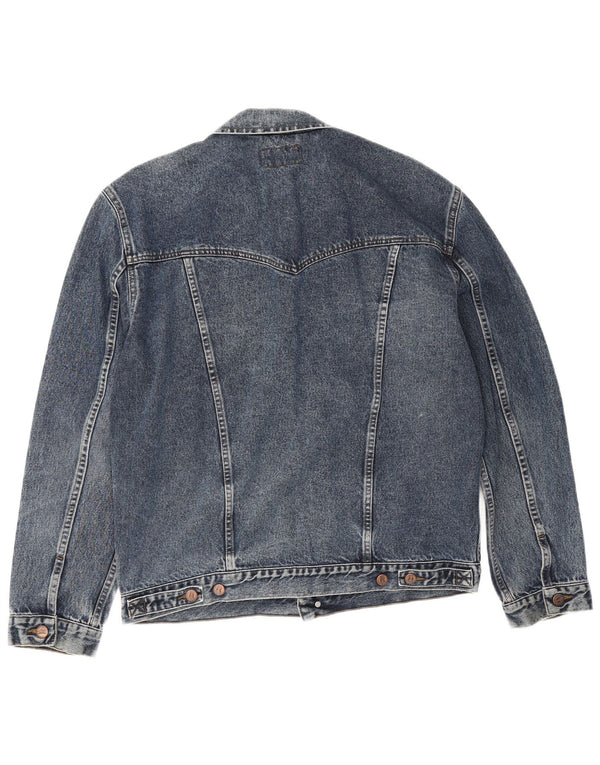 Wrangler Herren Jeansjacke UK 42 XL Marineblaue Baumwolle