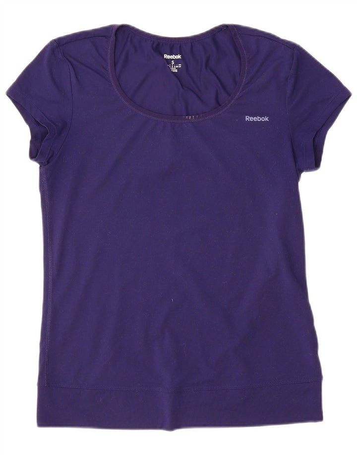 Reebok Damen T-Shirt Top UK 8/10 Small Lila