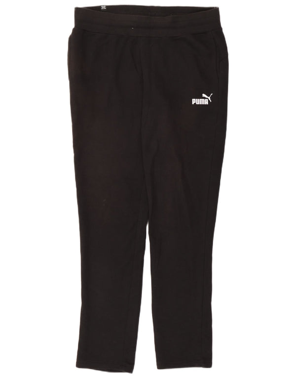 Puma Damen-Trainingshose UK 12 Mittelschwarzes Polyester