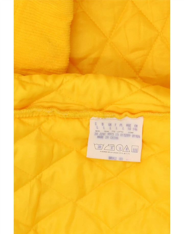 Brugi Herren Steppjacke UK 40 Large Gelb Polyamid