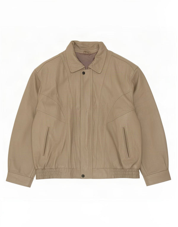 WESTBURY Herren Lederjacke von C&A UK 58 4XL Braun