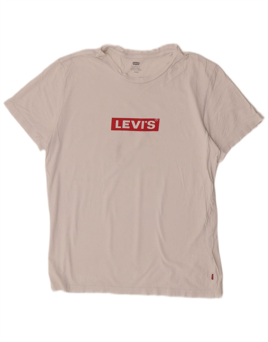 Levi's Herren T-Shirt mit Grafik, Mittelweiß