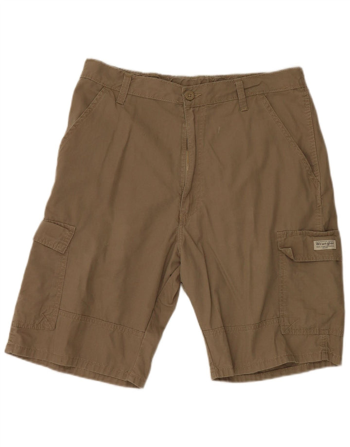Wrangler Herren Cargoshorts W32 mittelbraune Baumwolle