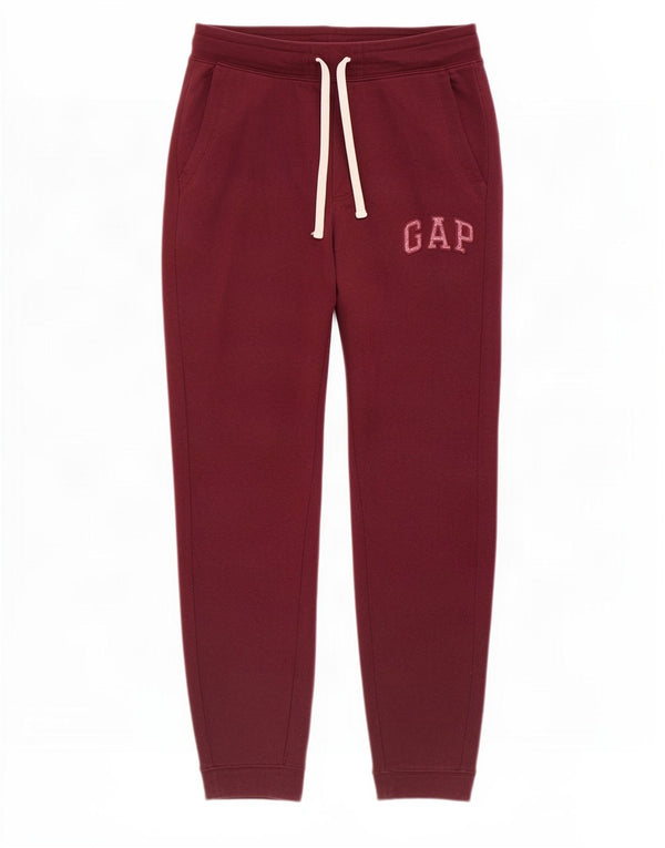 Gap Herren Grafik-Trainingshose, Jogginghose, XS, Burgunderrot, Baumwolle