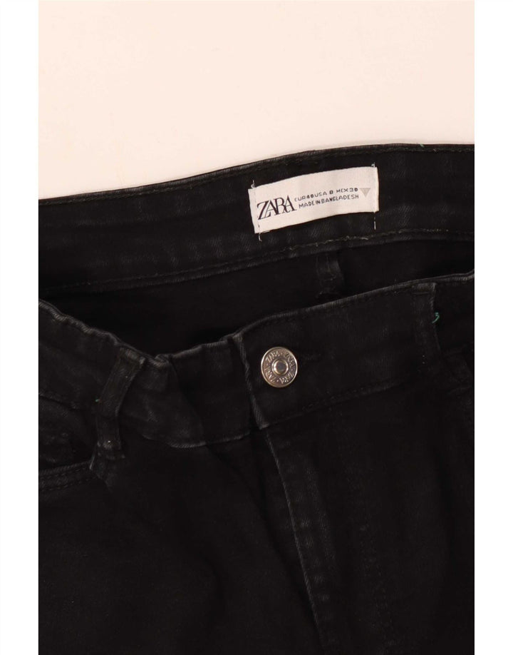 Zara Damen Skinny Jeans EU 40 Medium W30 L28 Schwarz