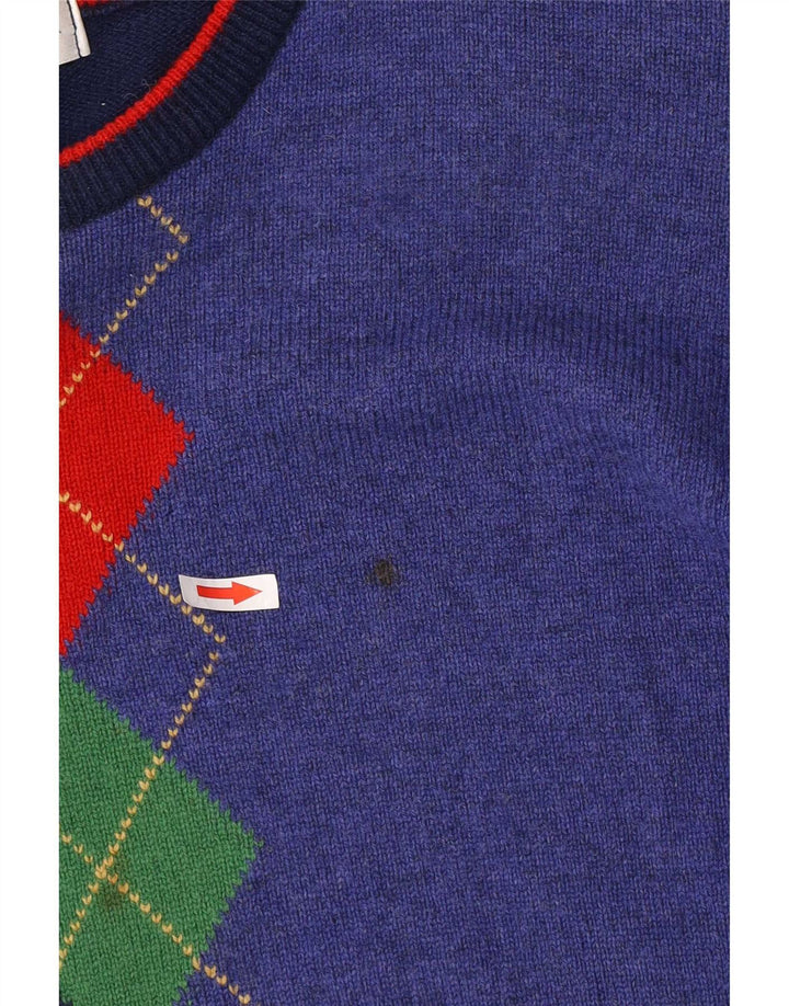 Marks & Spencer Herren-Pullover mit Rundhalsausschnitt, mittleres Marineblau