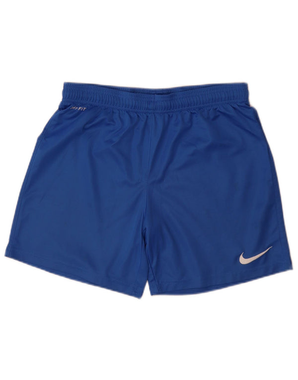 Nike Herren Dri Fit Sportshorts, Größe S, Blau, Polyester