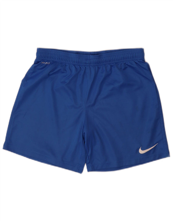 Nike Herren Dri Fit Sportshorts, Größe S, Blau, Polyester