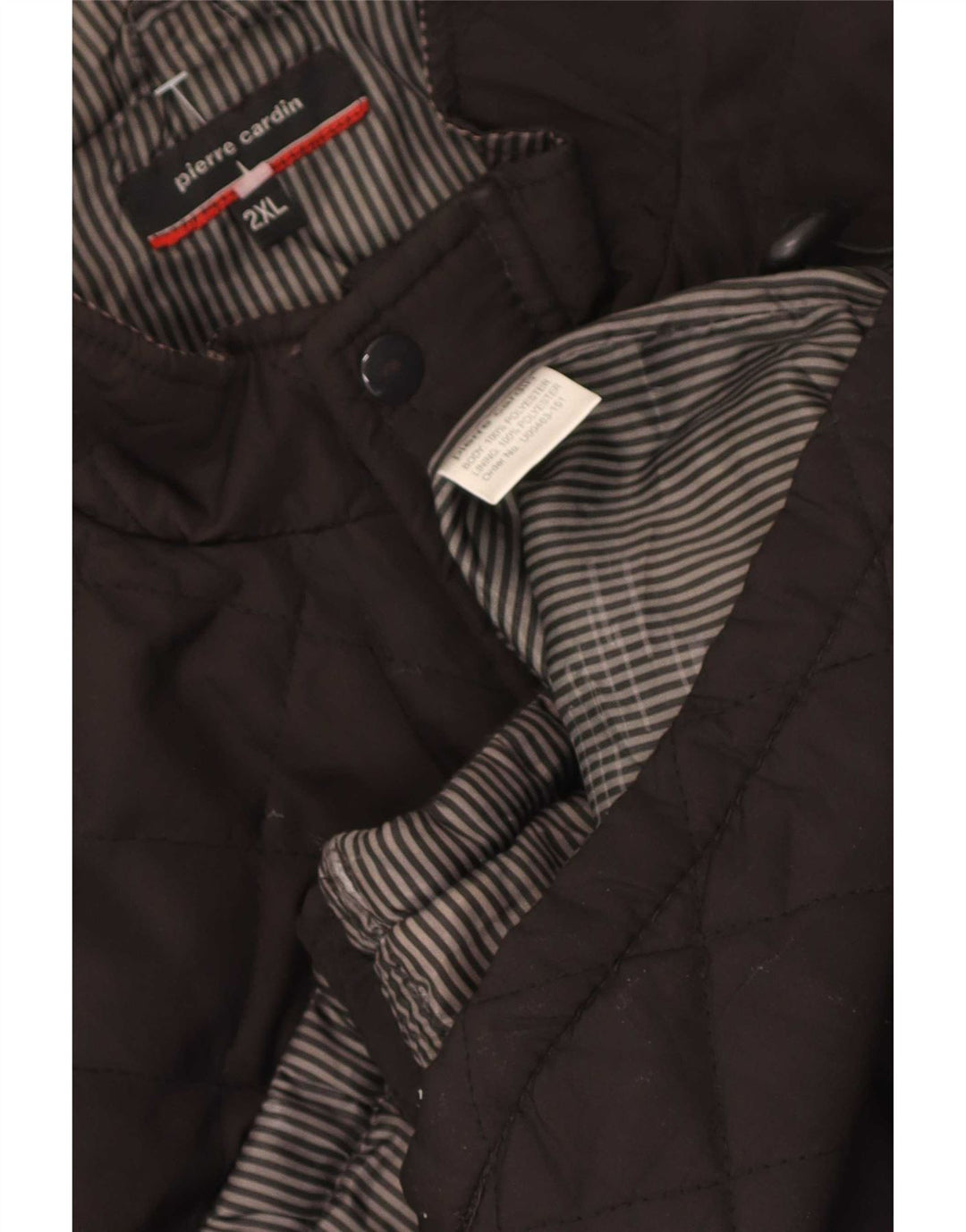 Pierre Cardin Herren Steppweste UK 44 2XL Braun Polyester