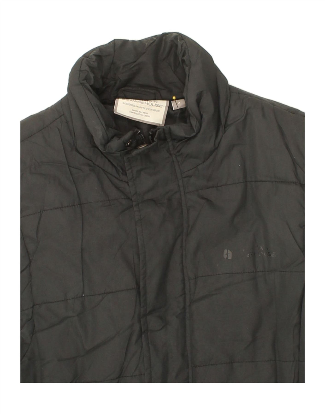 MOUNTAIN WAREHOUSE Mens Padded Gilet UK 38 Medium Black Polyester Vintage Mountain Warehouse and Second-Hand Mountain Warehouse from Messina Hembry 