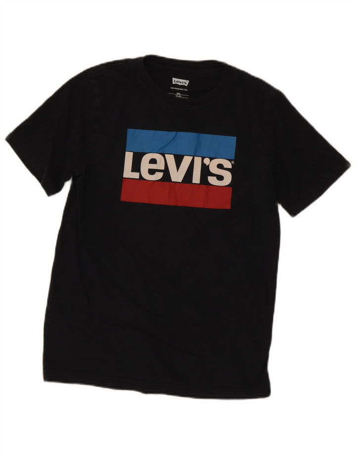Levi's Jungen T-Shirt mit Grafik, 15–16 Jahre, Schwarz