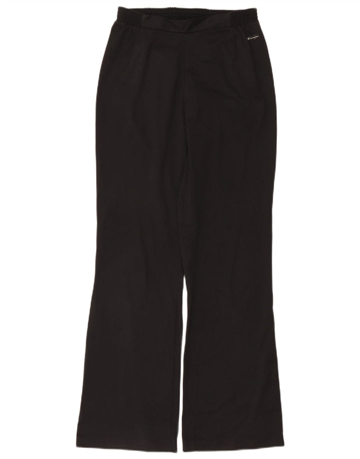 Champion Womens Flare Trainingshose UK 14 Large Schwarz Polyester