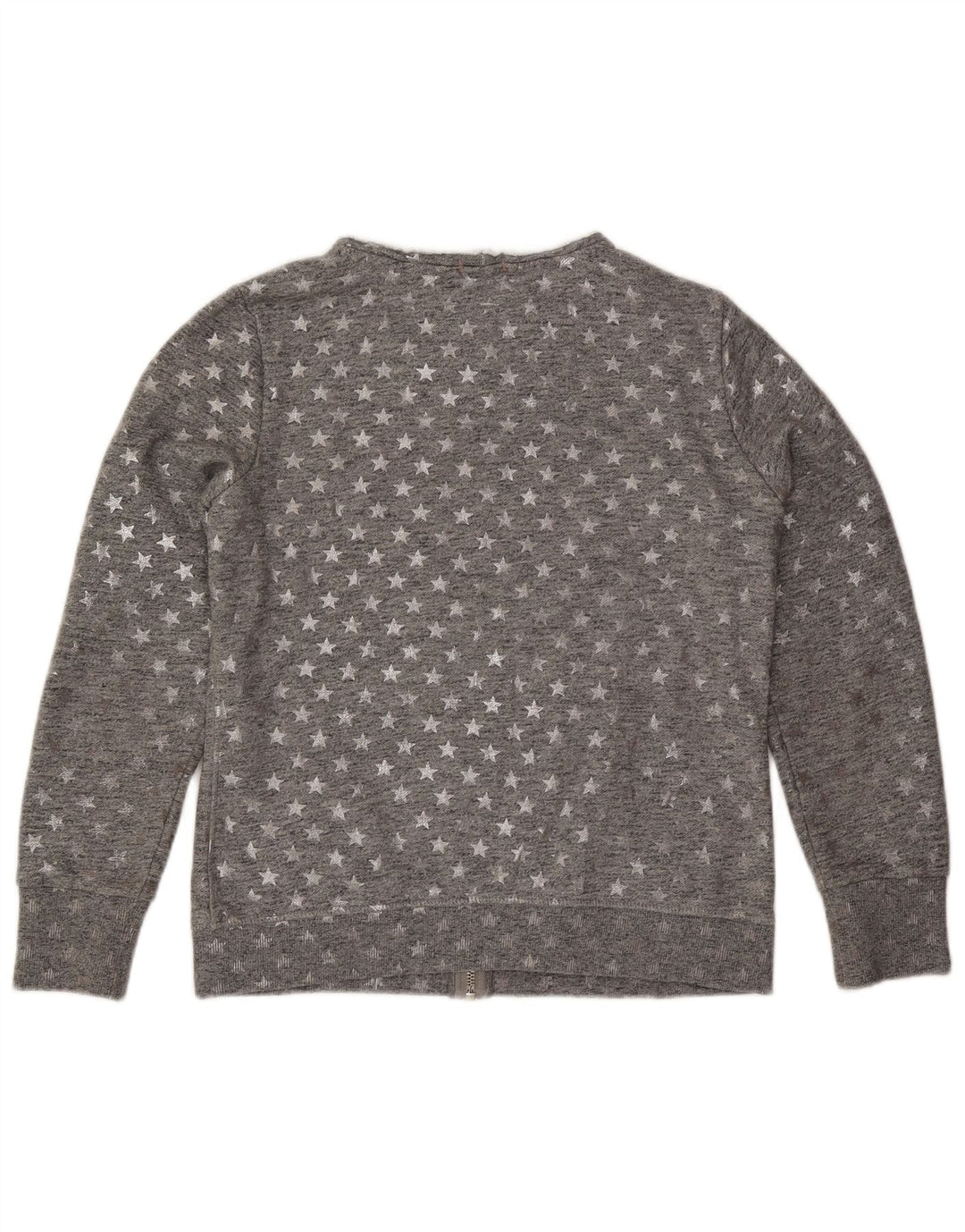 Superdry Damen-Trainingsanzug mit abstraktem Muster, Top-Jacke, UK 16, Größe L, Grau