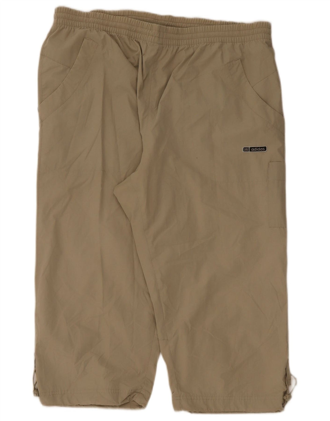 Adidas Herren Capri-Trainingshose XL Beige Polyester