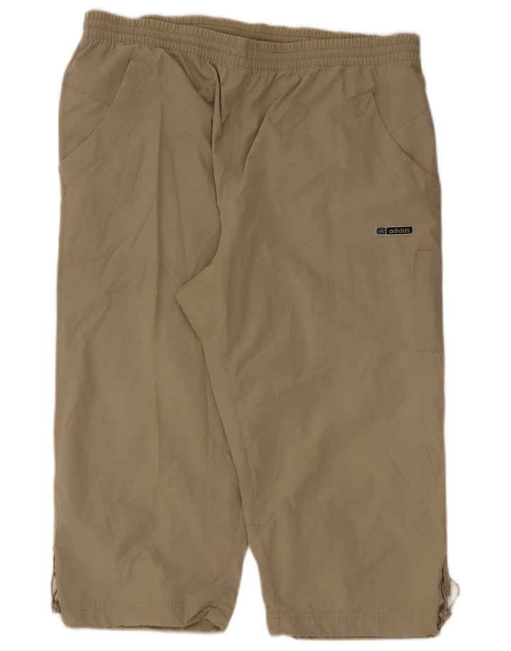 Adidas Herren Capri-Trainingshose XL Beige Polyester