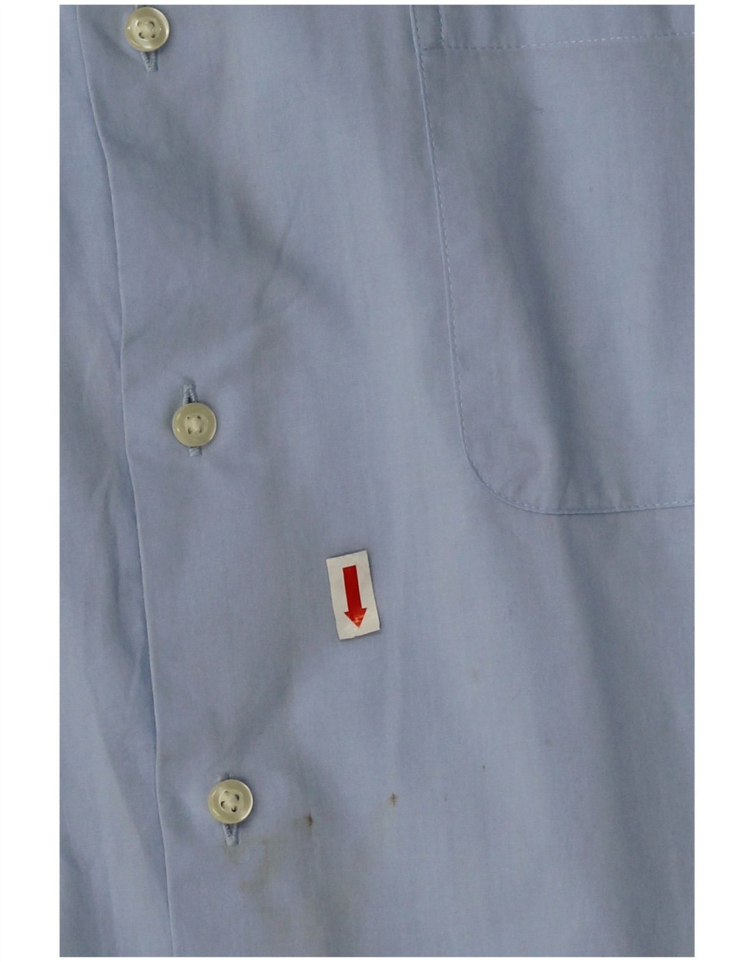 Dockers Herrenhemd Größe 15 1/2 mittelblaue Baumwolle