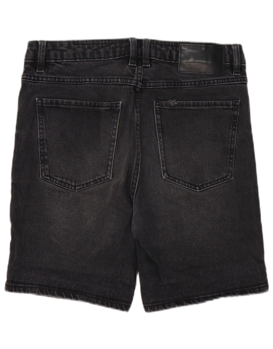 Zara Herren Jeansshorts EU 38 Small W30 Schwarz