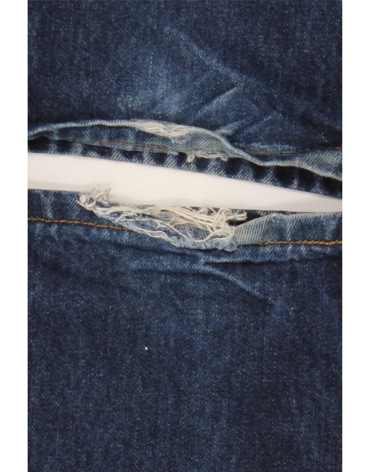 Levi's Herren 751 Straight Jeans W34 L34 Marineblaue Baumwolle