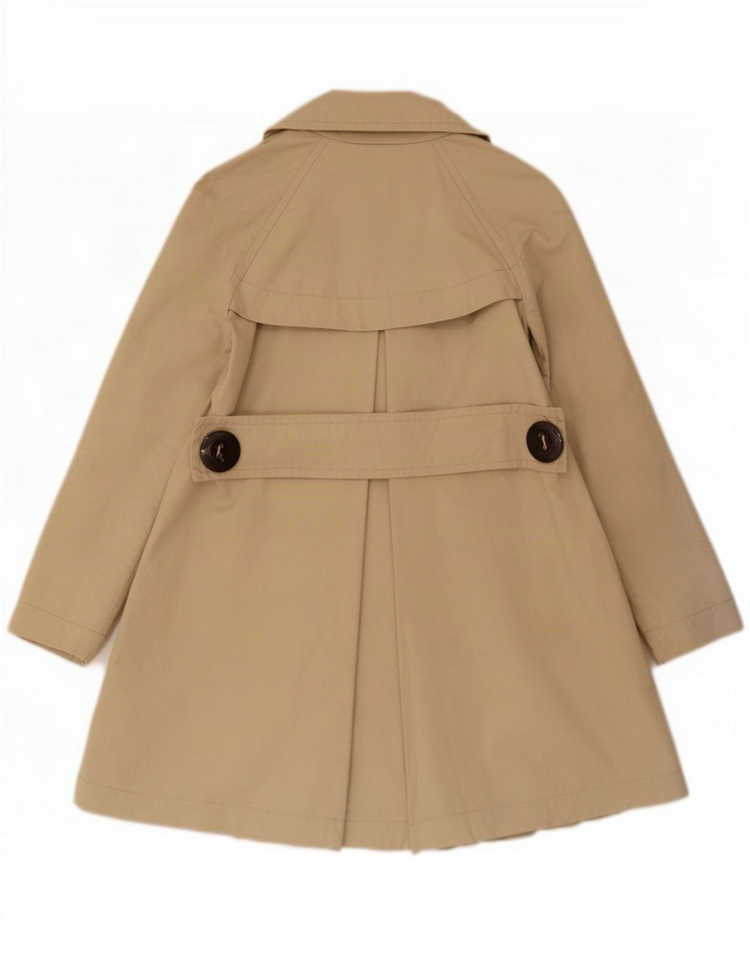 Zara Damen Übergroßer Trenchcoat UK 10 Small Beige Polyamid