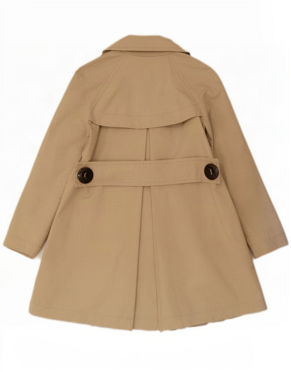 Zara Damen Übergroßer Trenchcoat UK 10 Small Beige Polyamid