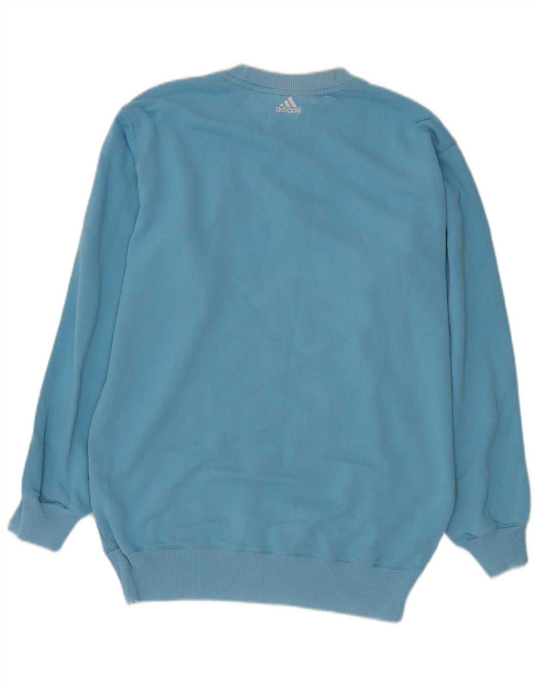 ADIDAS Jungen-Sweatshirt in Übergröße mit Grafik, 15–16 Jahre, blaue Baumwolle