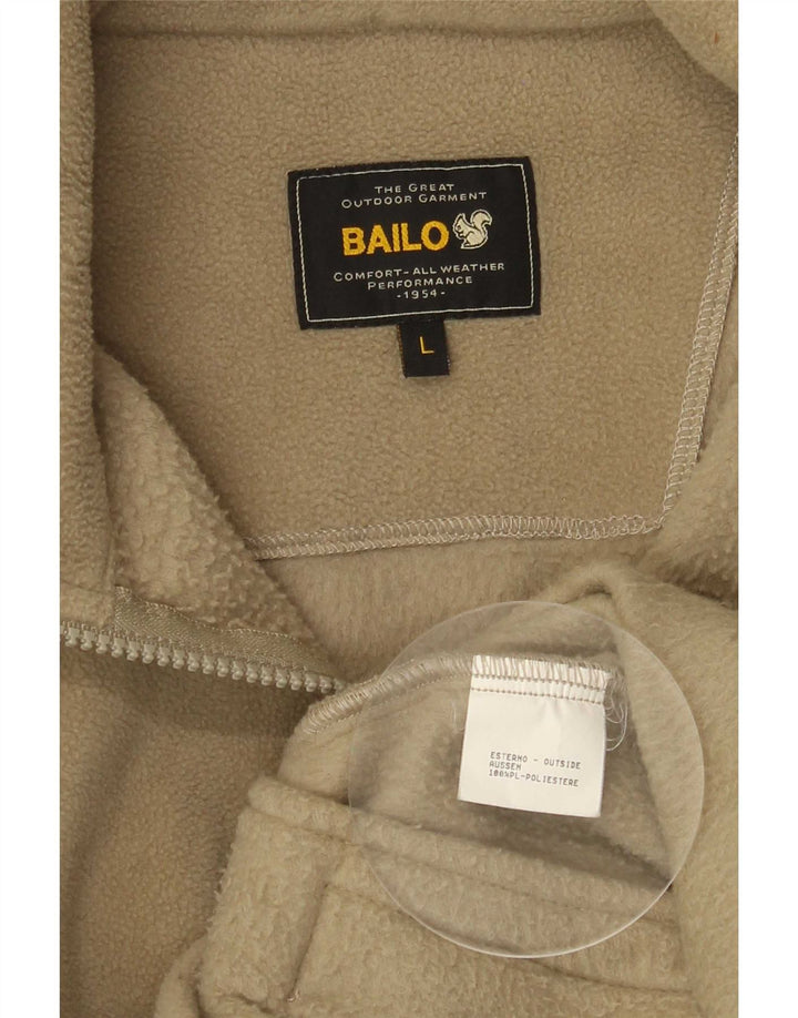 Bailo Herren Fleecejacke UK 40 Large Khaki Polyester