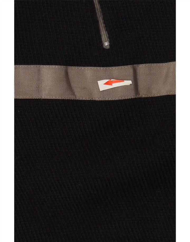 North Sails Herren-Pullover mit Reißverschluss am Hals, mittlere marineblaue Colourblock-Wolle