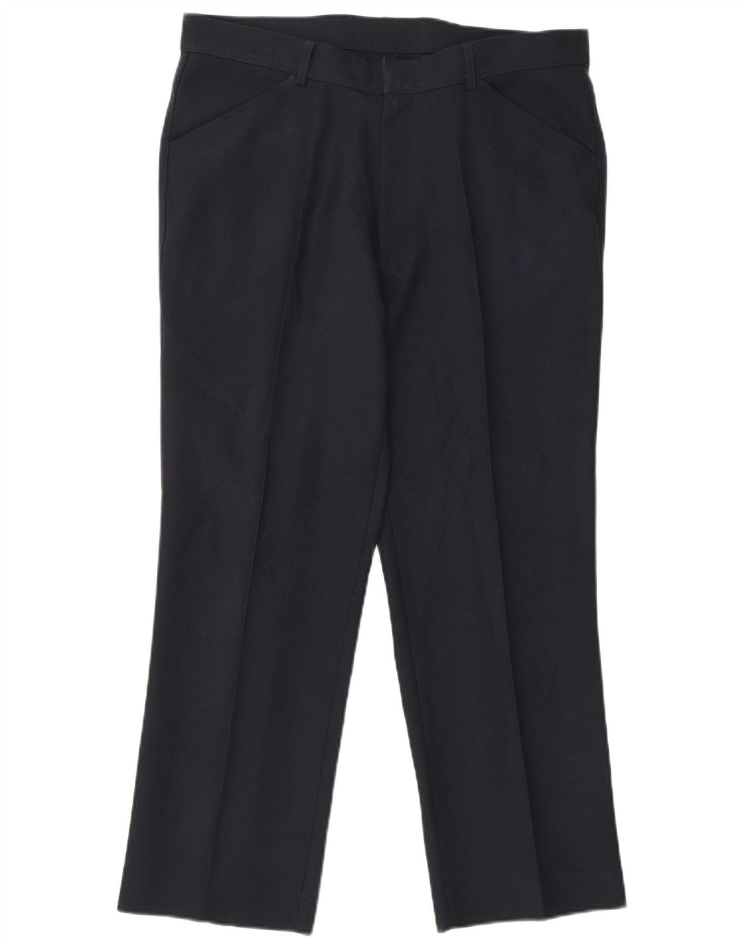 Farah Herren-Freizeithose, gerade, W38, L29, Schwarz, Polyester
