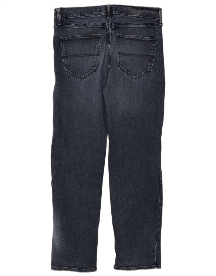 Marks & Spencer Herren Straight Jeans W34 L31 Marineblaue Baumwolle