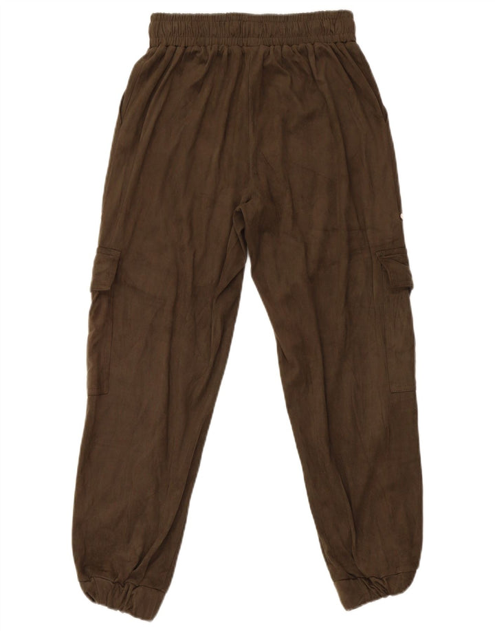 Zara Damen Joggers Cargohose XS W24 L26 Khaki Polyester