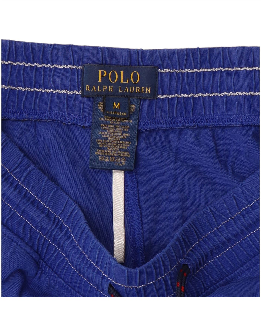 POLO RALPH LAUREN Herren-Sportshorts mit Grafik, mittelblaue Baumwolle
