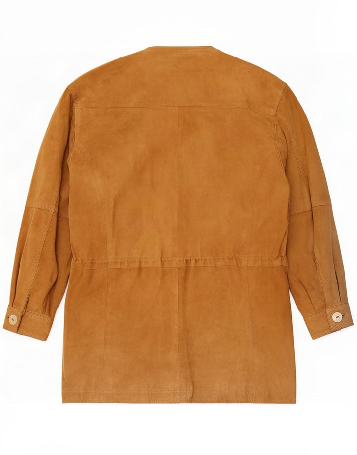 Yorn Damen Wildlederjacke EU 38 Mittelbraunes Leder