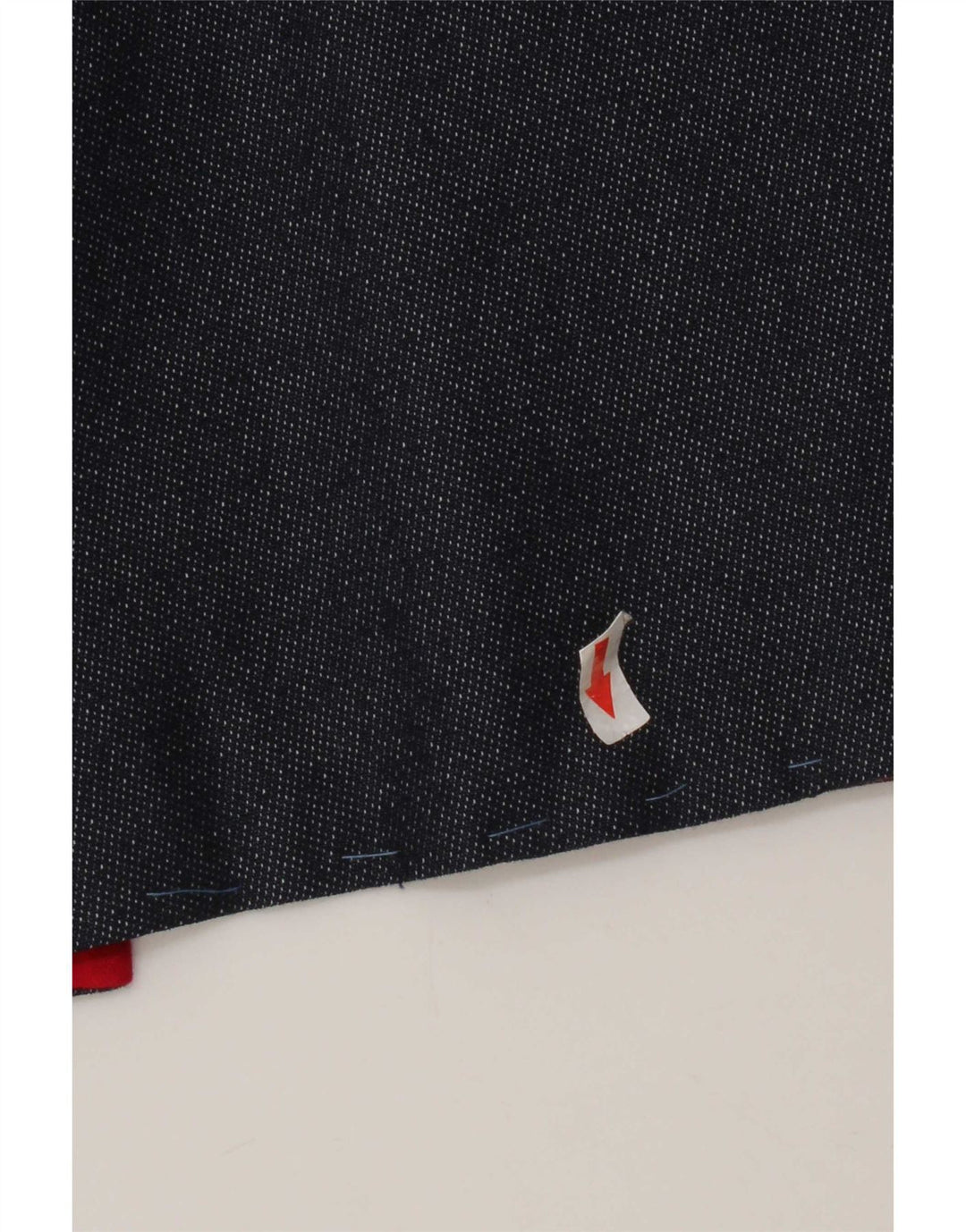 Vintage Damen Denim OPEN Weste UK 10 Kleines mehrfarbiges Patchwork