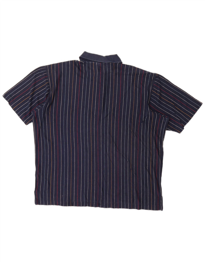 Paul & Shark Herren-Poloshirt, groß, Marineblau gestreift