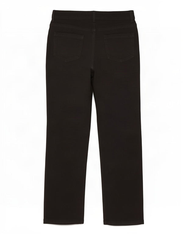 Marks & Spencer Damen Straight Jeans UK 12 Medium W30 L30 Schwarze Baumwolle