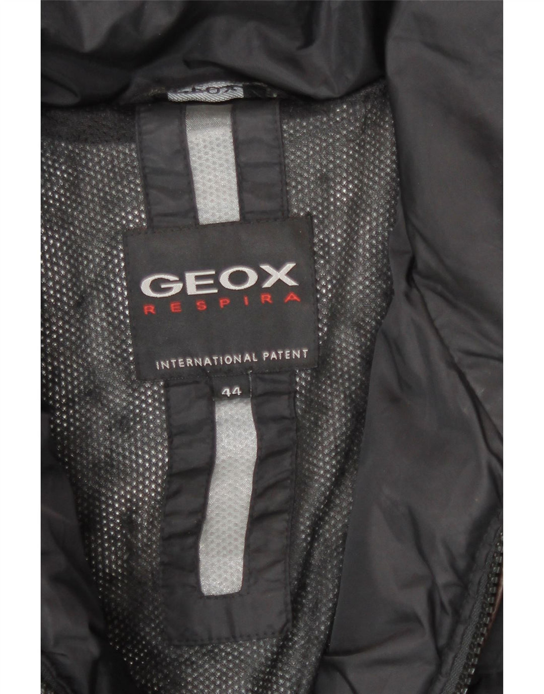 Geox Damen Wattierter Mantel IT 44 Medium Schwarz Polyester Winter