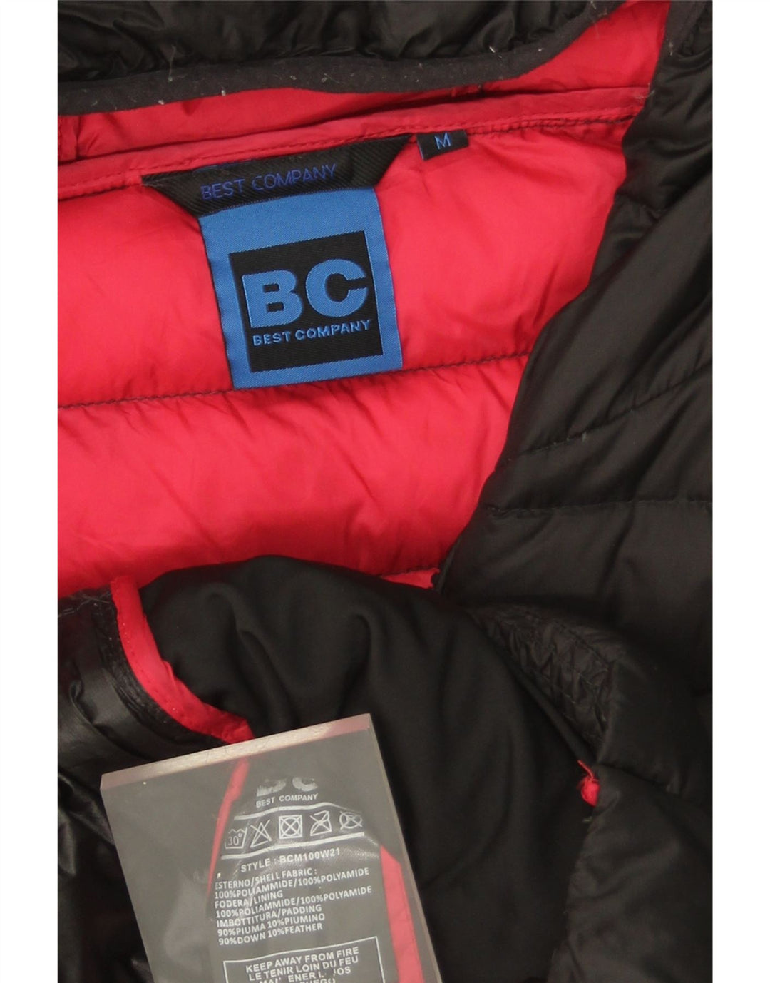 BEST COMPANY Womens Hooded Padded Jacket UK 14 Medium Black Polyamide Vintage Best Company and Second-Hand Best Company from Messina Hembry 