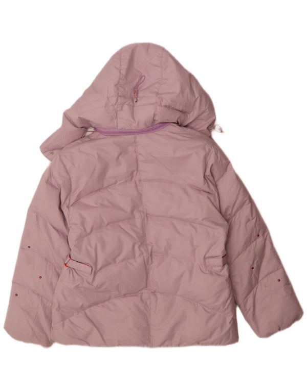 Diadora Wattierte Jacke mit Kapuze für Mädchen, 9–10 Jahre, Größe L, Lila
