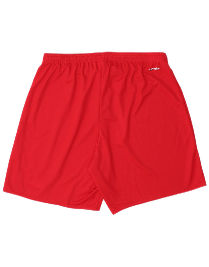 Adidas Herren Climalite Sport Shorts Großes rotes Polyester