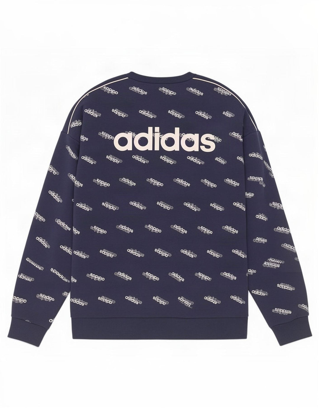 Adidas Herren Grafik-Sweatshirt-Pullover, mittelmarineblaue Baumwolle