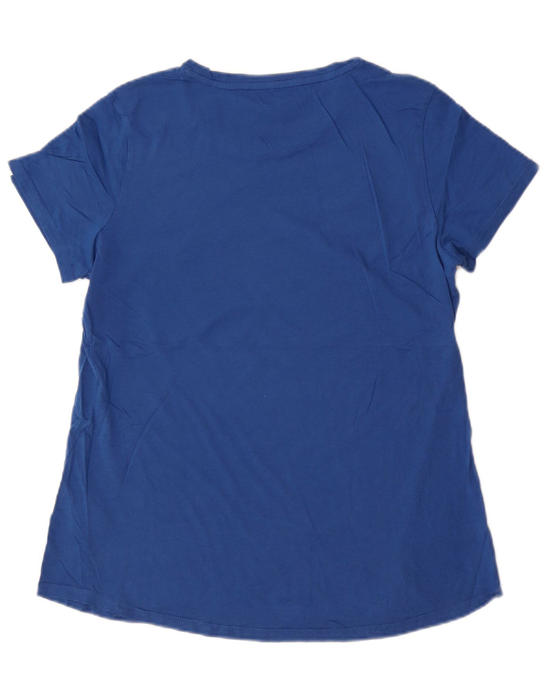 Puma Damen Graphic T-Shirt Top UK 14 Mittelblaue Baumwolle
