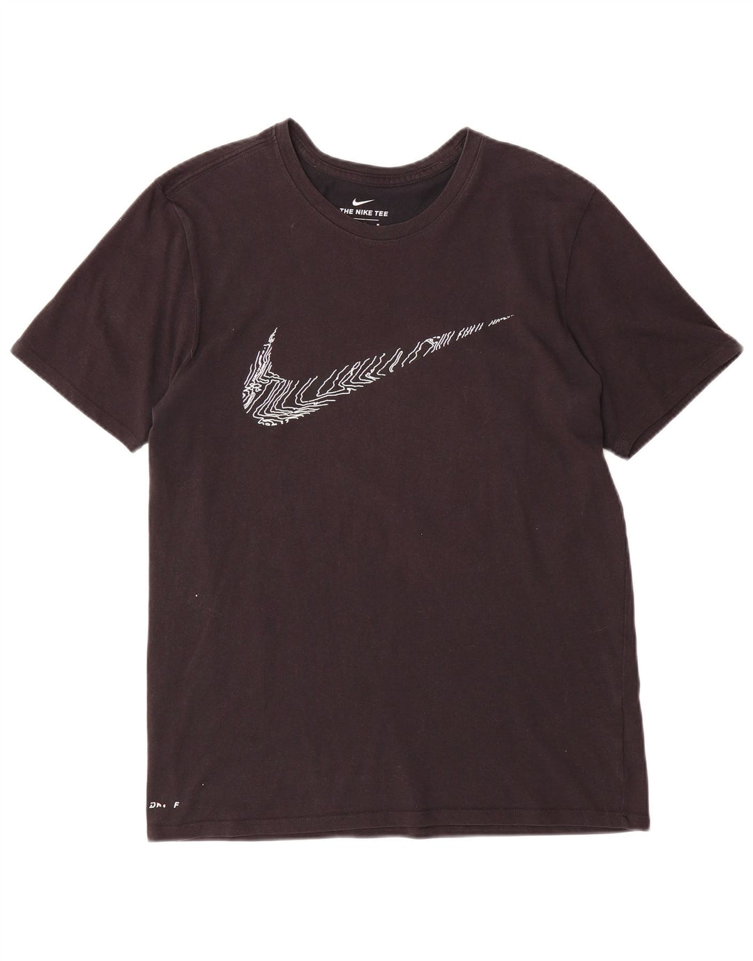 NIKE Herren Athletic Cut Graphic T-Shirt Top Medium Schwarz