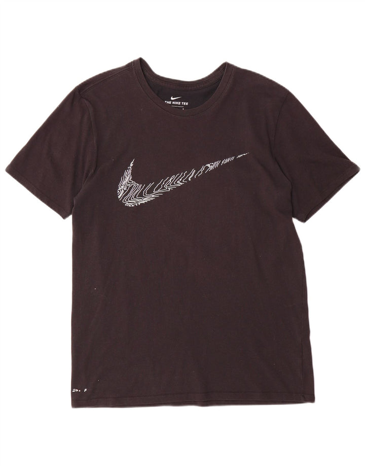 NIKE Herren Athletic Cut Graphic T-Shirt Top Medium Schwarz